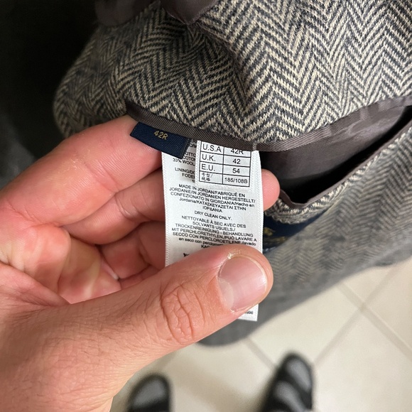 Men Blazer Suit Wool Jacket Brooks Brothers size 42R - Picture 5 of 5